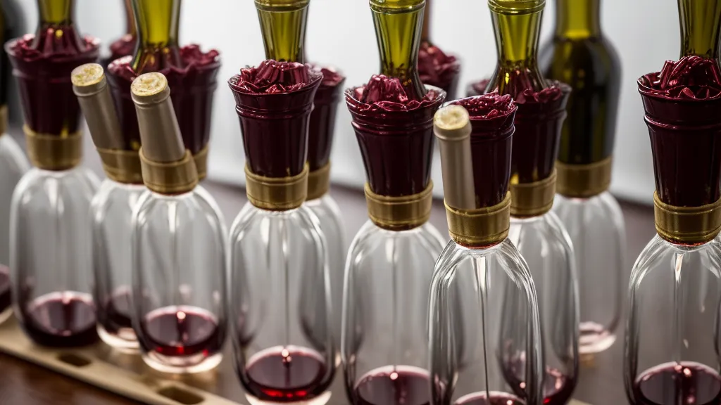 A set of twenty-four mini wine bottles arranged for a tasting session.