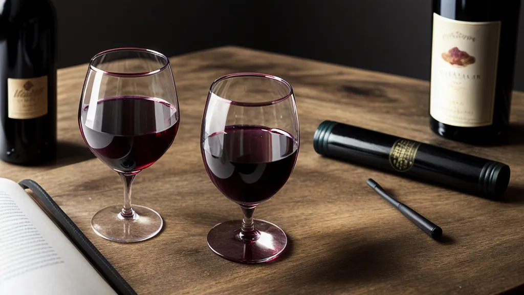 A standard 5-ounce pour of red wine in a glass reflecting warm light.