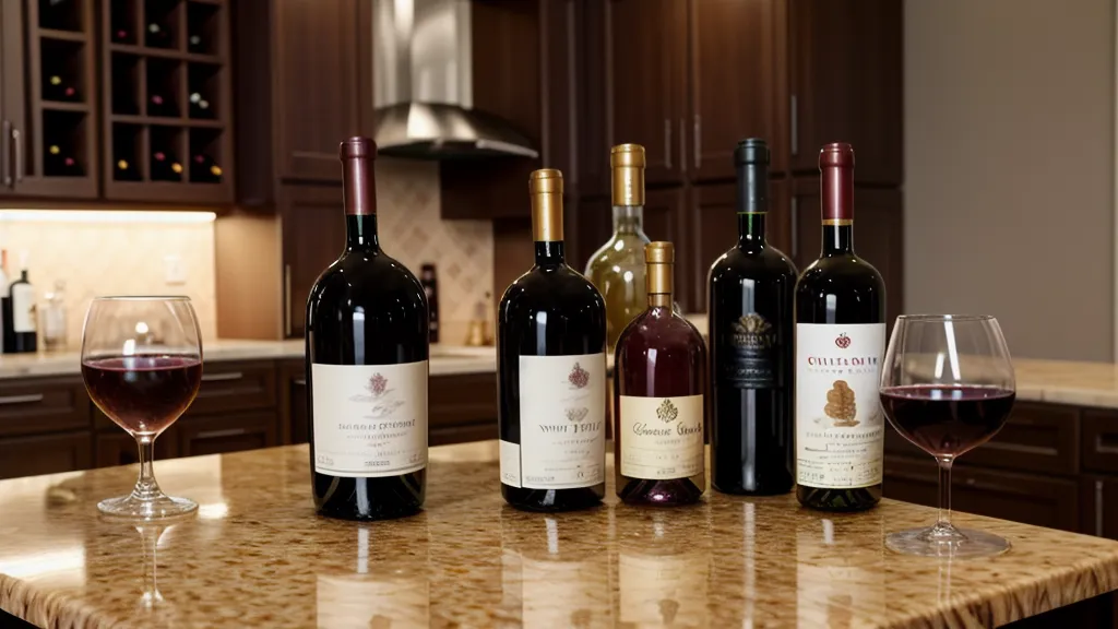 An open wine tasting calendar with several small glass bottles arranged in a box.