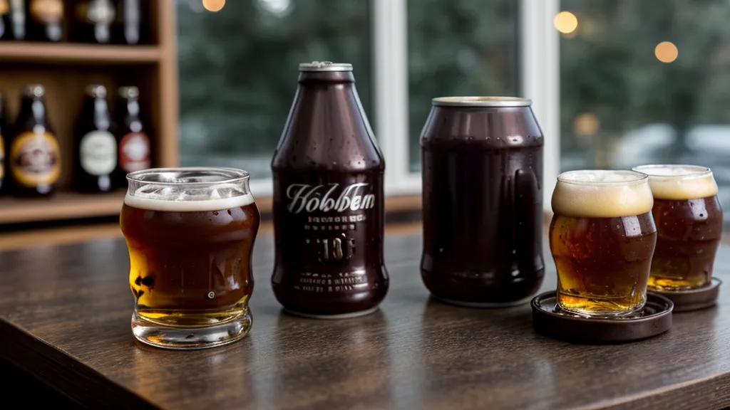 An assortment of Sober Carpenter non-alcoholic beers on a kitchen counter.