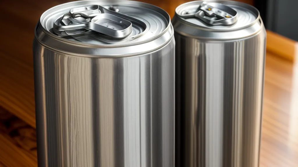 Close-up of a Sober Carpenter tallboy can next to a crystal tasting glass.