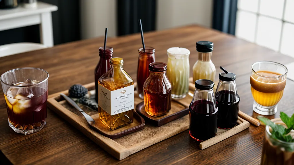 Close-up of small 187ml wine bottles in a 24-bottle tasting calendar box.